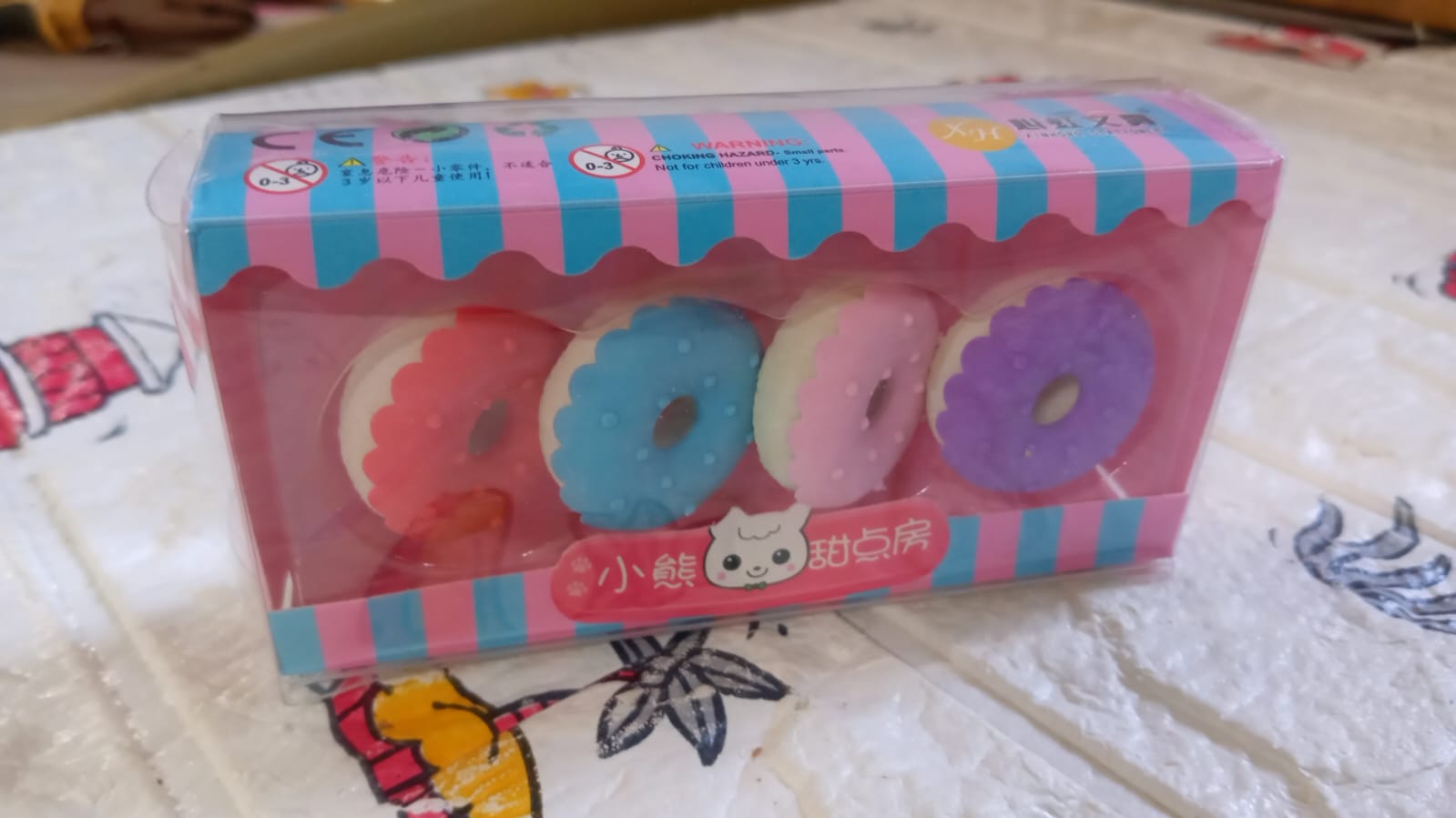 Donut Eraser for Girls & Boys / Eraser for School B'Day Return Gift Party Doughnut Lollipop Ice Cream Theme Shape Erasers Pencils Set for Kids Educational Stationary kit, School Supplies (1 Set 4 Pc) Donut Eraser for Girls & Boys / Eraser for School B'Day Return Gift Party Doughnut Lollipop Ice Cream Theme Shape Erasers Pencils Set for Kids Educational Stationary kit, School Supplies (1 Set 4 Pc)